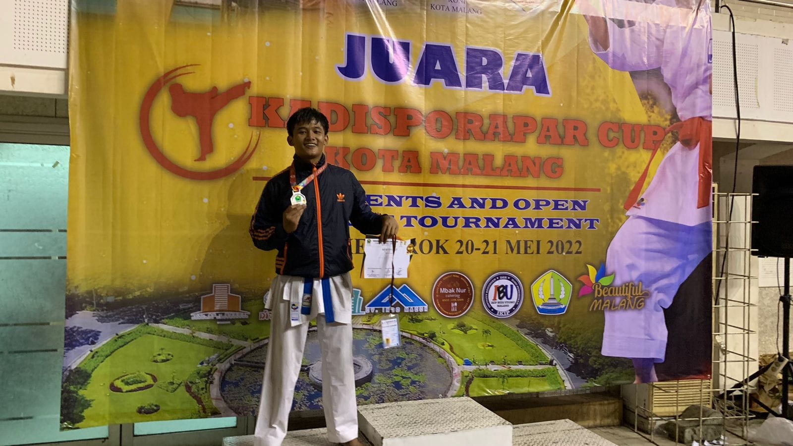 Juara 2 Kejuaraan Piala Kajari dan Kdisporapar Malang Open
